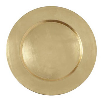 Gold - round charger 13''